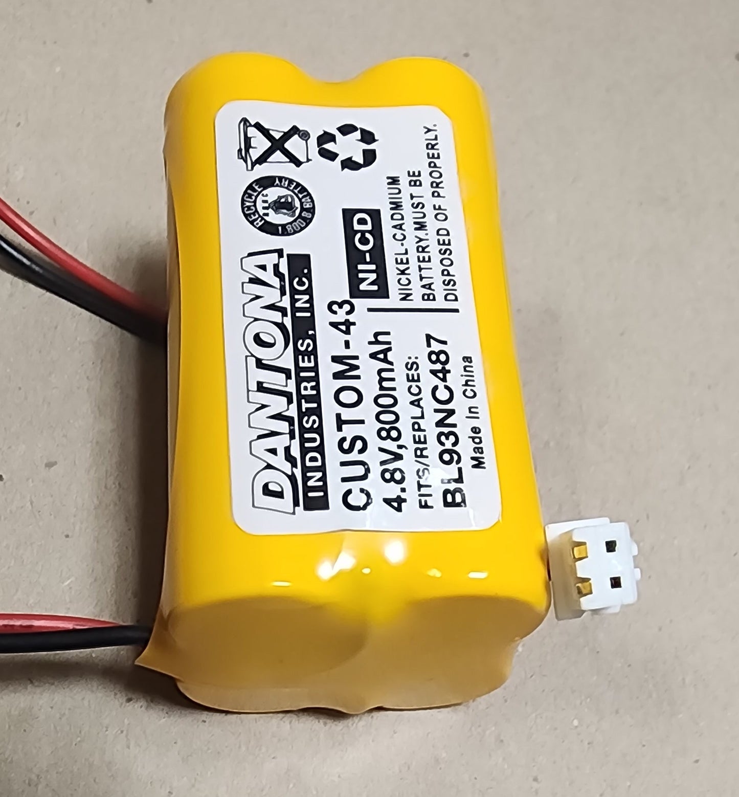 custom-43 Emergency Light Battery