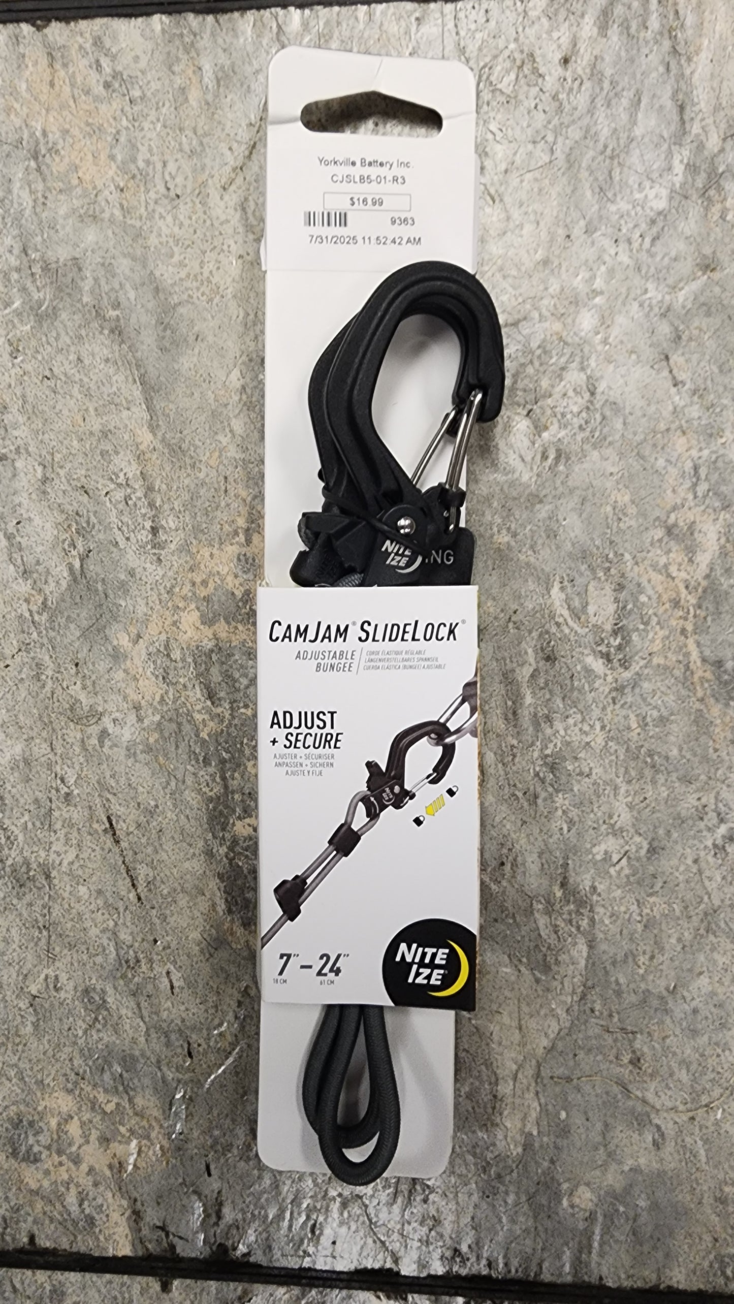 Cam Jam Adjustable Bungee Cord