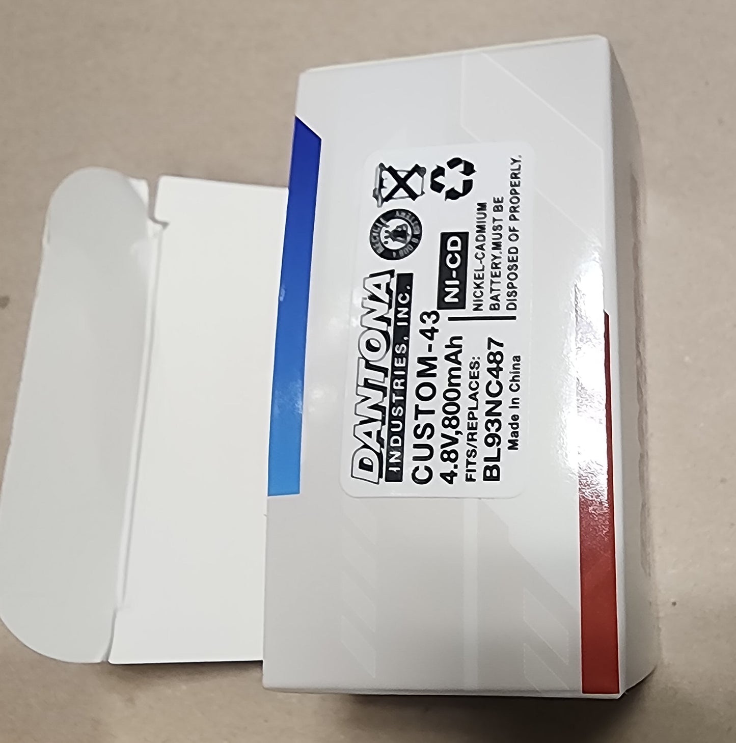 custom-43 Emergency Light Battery