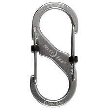 S-Biner® SlideLock® Stainless Steel #2 - Black