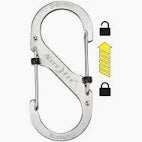 S-Biner® SlideLock® Stainless Steel #2 - Black