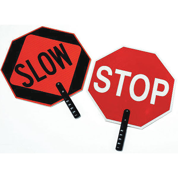 Stop/Slow Paddle Sign