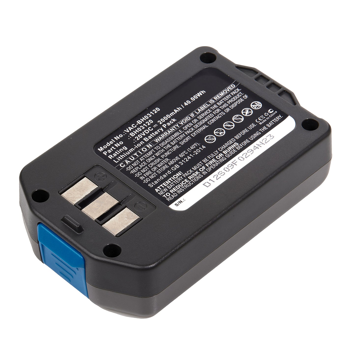 VAC-BH03120 Vacuum Battery Hoover